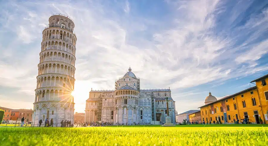 Leaning Tower of Pisa, Italy - Famous for the settling of its Foundations